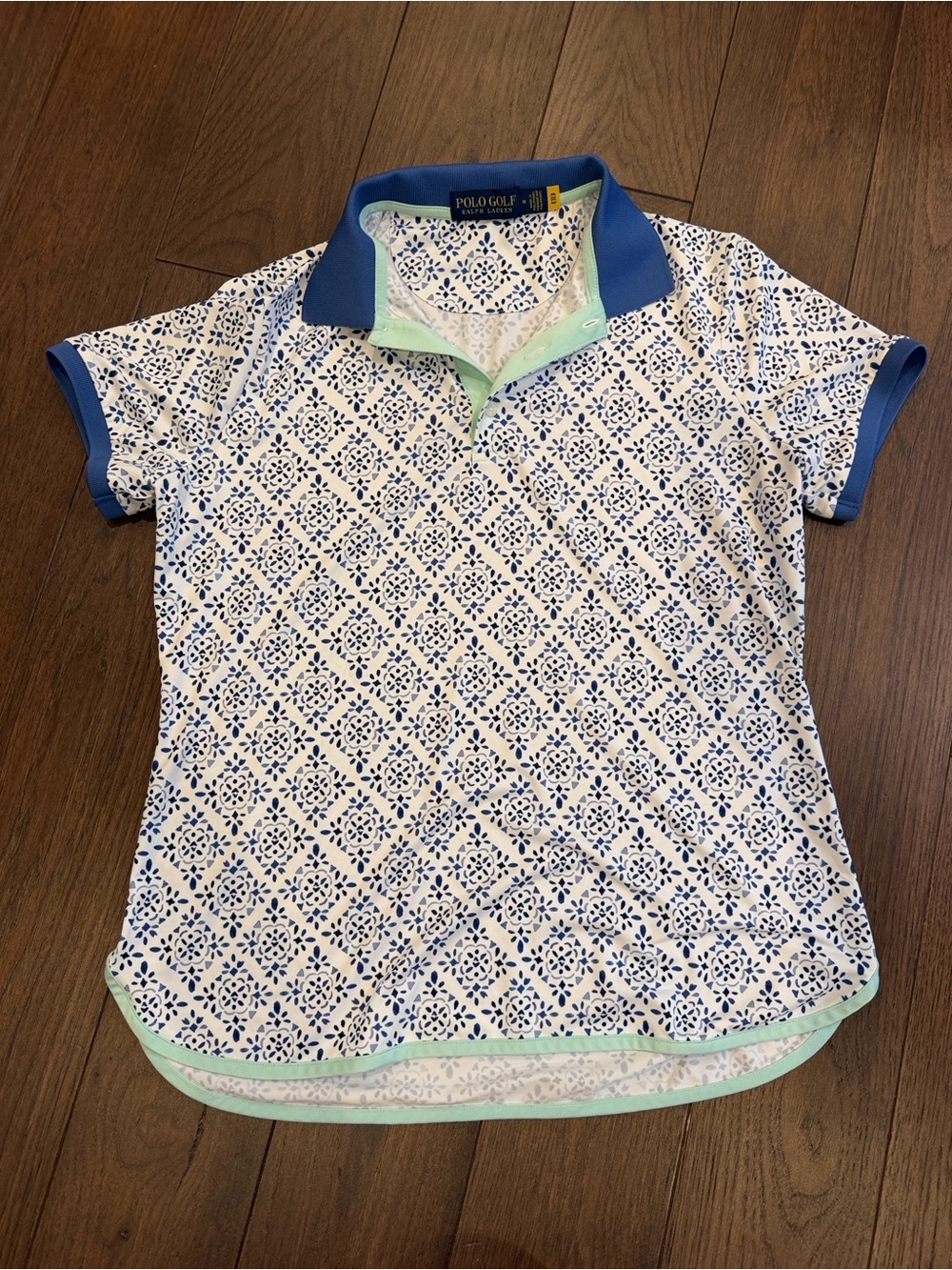 Ralph Lauren Golf Graphic Jersey Polo Shirt Size Medium - C4-091